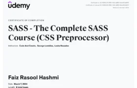 SASS - The Complete SASS Course (CSS Preprocessor)