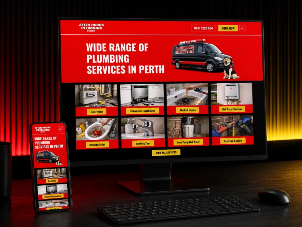 After Hours Plumbing Perth project overview image