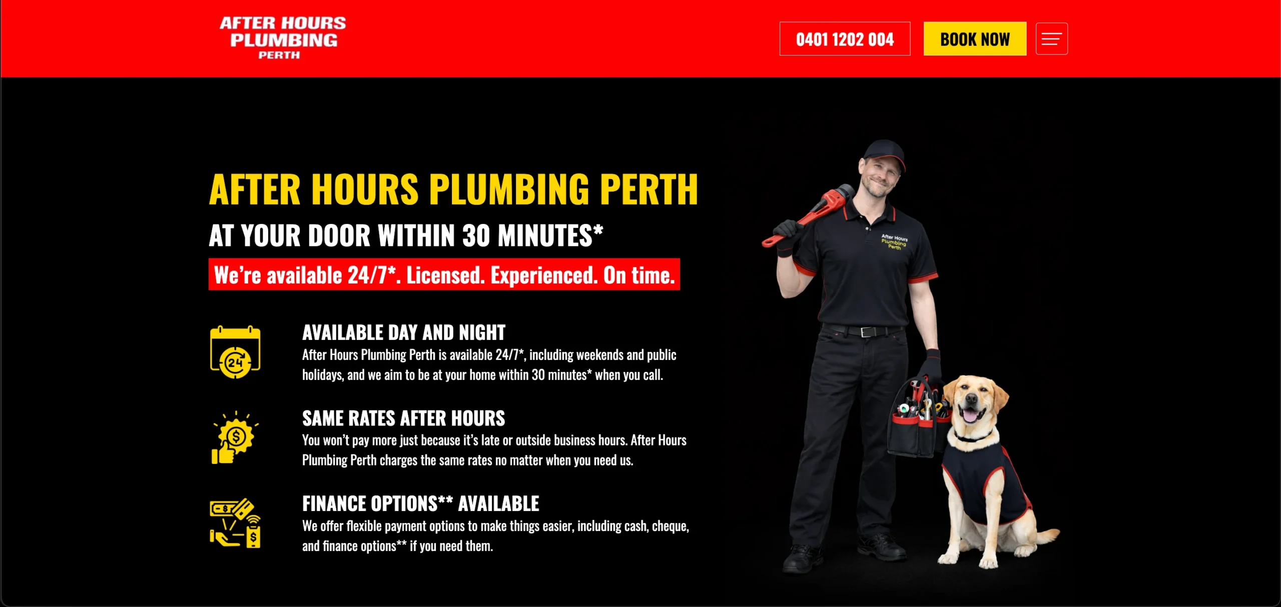 After Hours Plumbing Perth project showcase