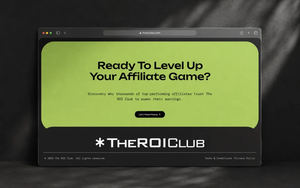The ROI Club - Custom CTA Section