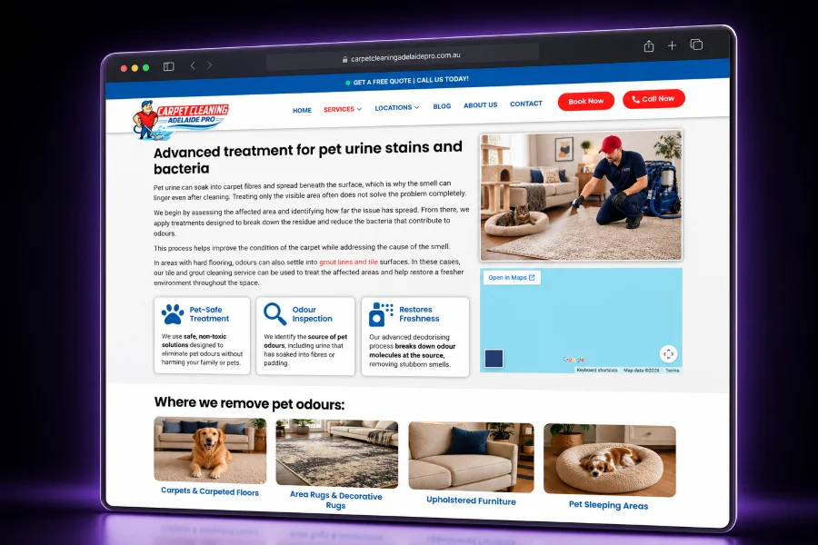 Carpet Cleaning Adelaide Pro - Service Page