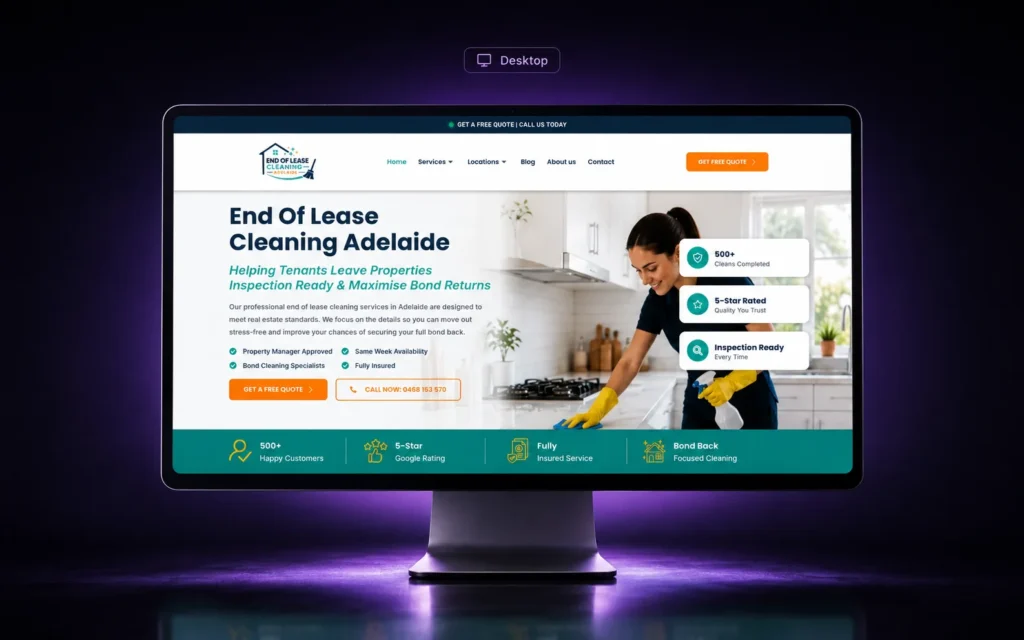 End of Lease Cleaning Adelaide project overview image