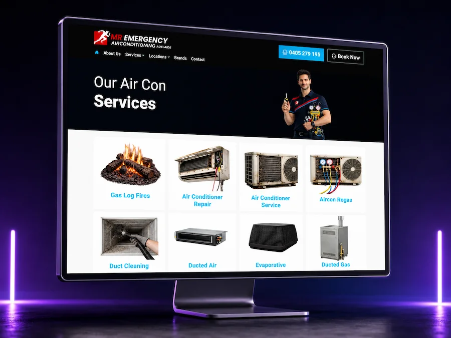 Mr Emergency Air Conditioning Adelaide - Services Page