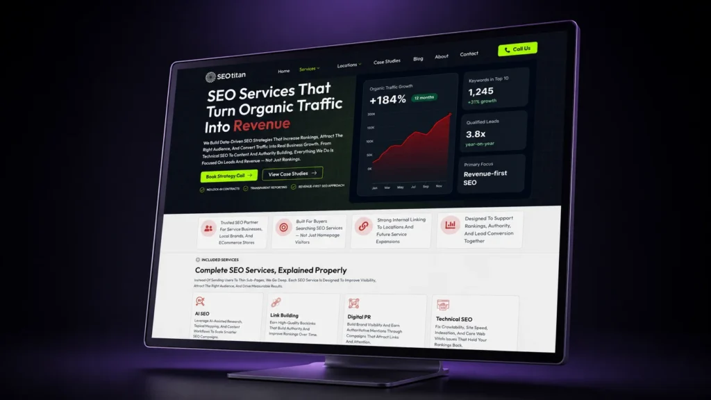 SEO Titan - Homepage