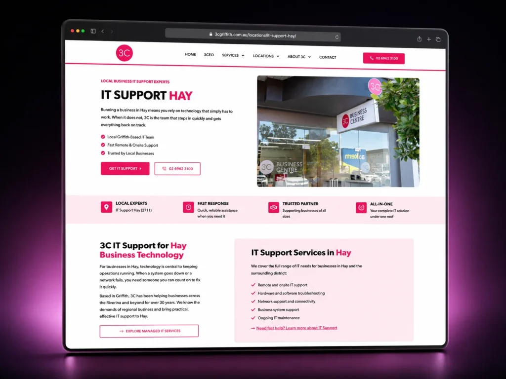 3C Griffith - Location Page – IT Support Hay