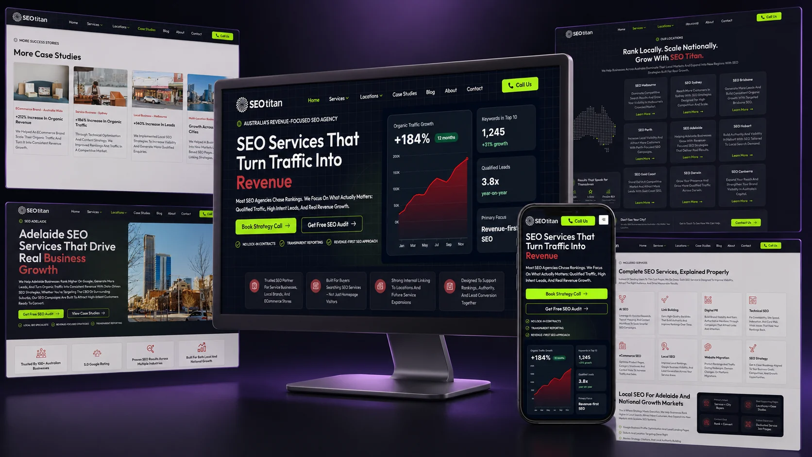 SEO Titan project showcase