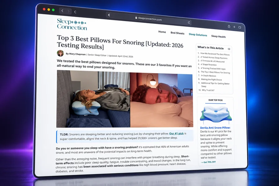 My Sleep Connection - Sleep Connection Sleep Solution Page
